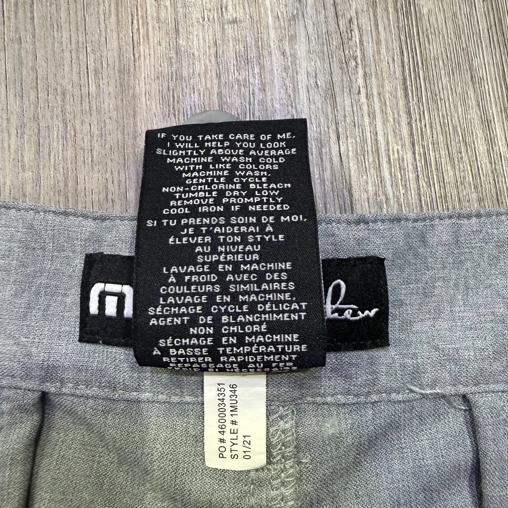 Travis Mathew Mens‎ 38 Turtle Bay Shorts Gray